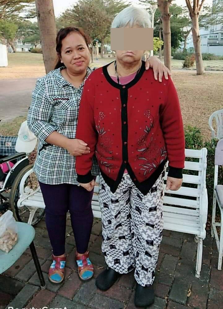 仁武邱先生成功引進個案,外勞服務快滿10年了