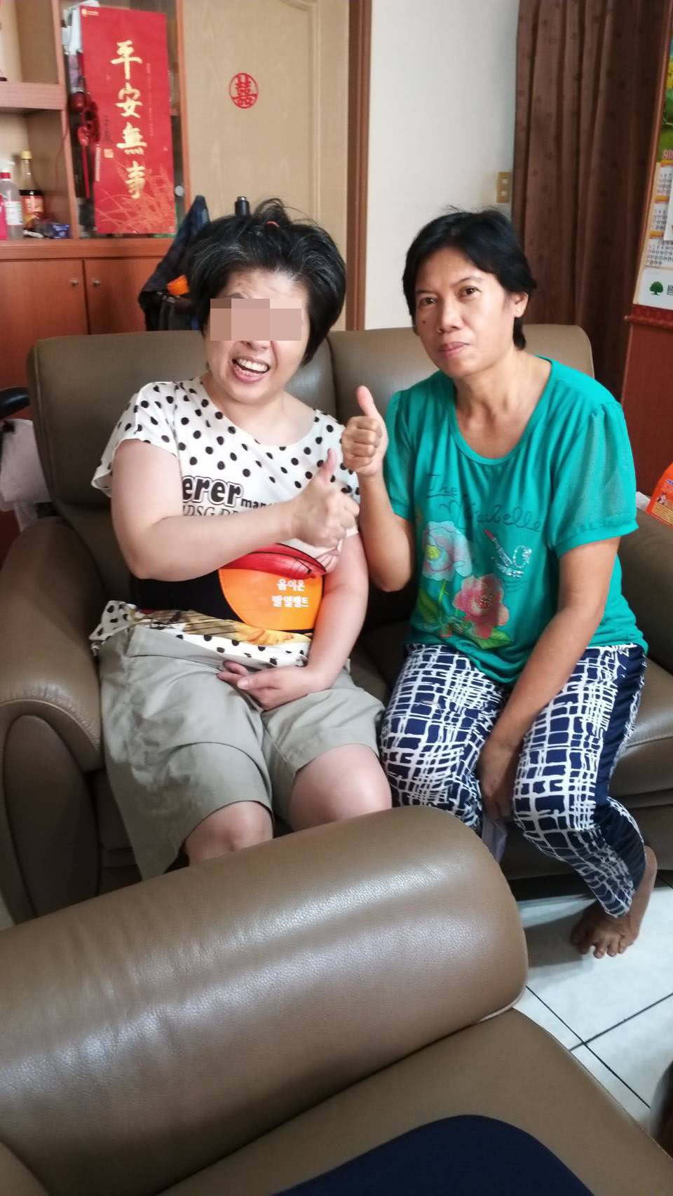 大寮簡小姐家外勞法莉達,以服務3年多雇主滿意