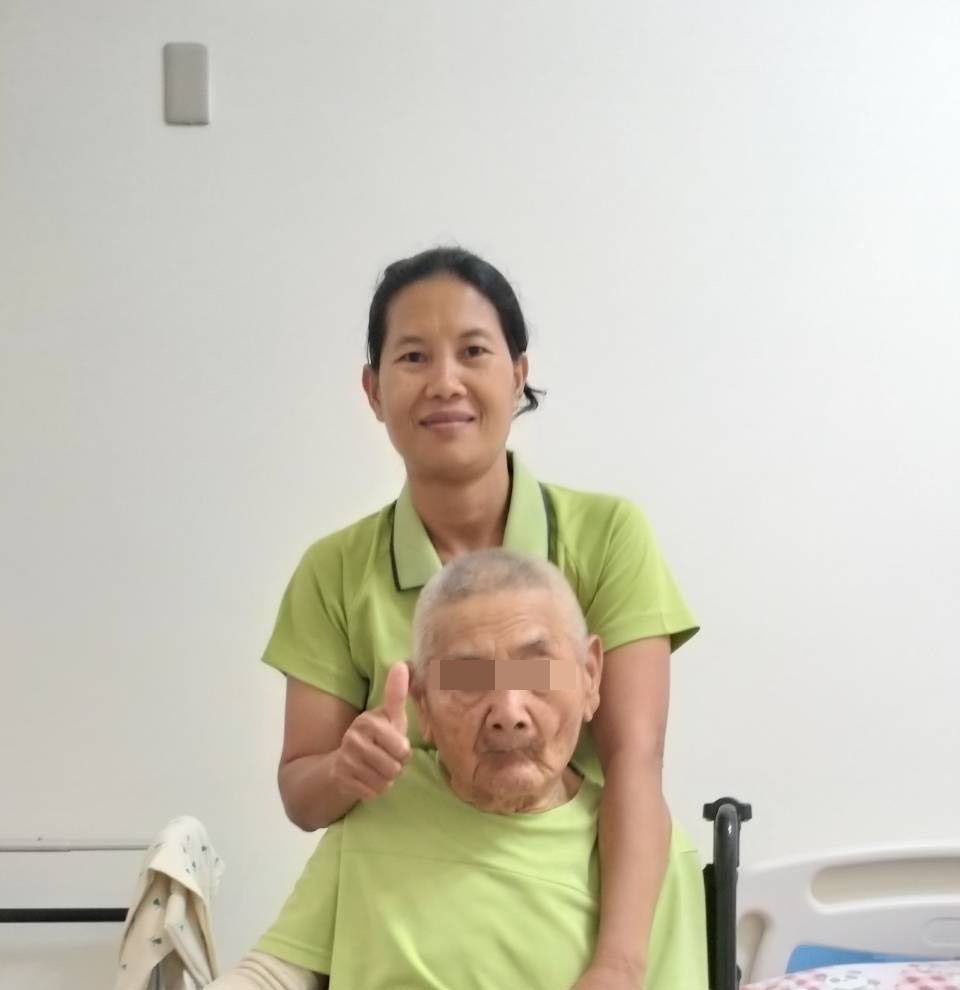 大寮簡小姐家,外勞娃螞蟻服務1年雇主讚賞