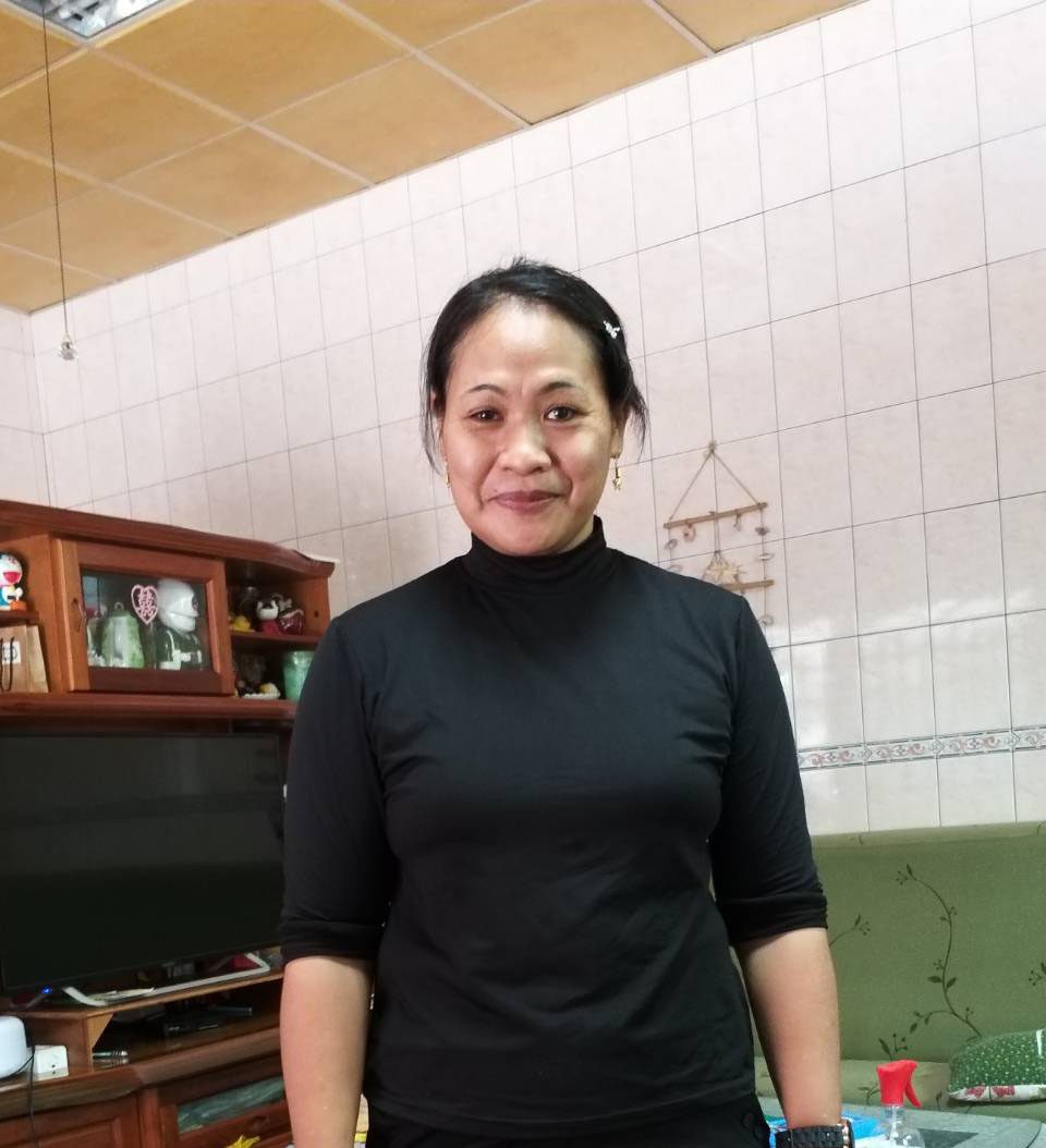 高雄前鎮丁小姐外勞咪那服務快三年半了